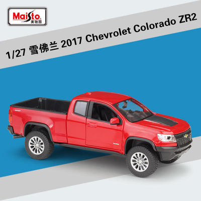 新款 美驰图1:272017Colorado ZR2皮卡仿真合金汽车成品模型玩具