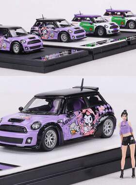 新款 AM 1:64MINI Cooper迷你古巴库洛米/巴斯光年涂装合金车模型