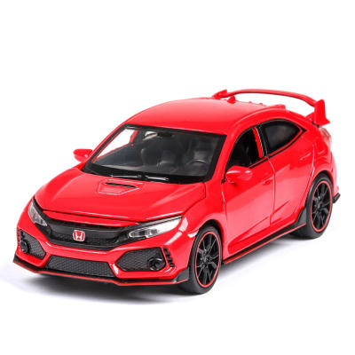 新款 1(散装）思域civic TYPE R合金车模小钢炮神车仿真声光车