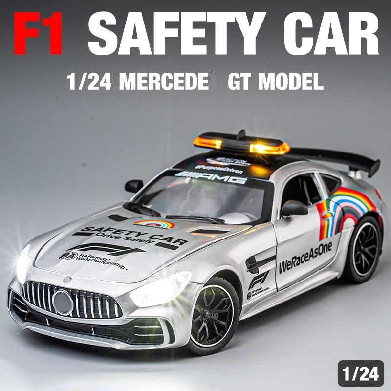 新款 1:24奔弛GTR合金汽车模型仿真F1赛车安全车摆件儿童玩具礼物