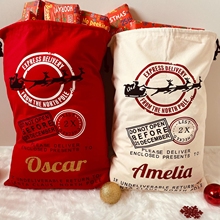 Personalised Christmas Santa Sack 定制圣诞节礼物袋圣诞装饰袋