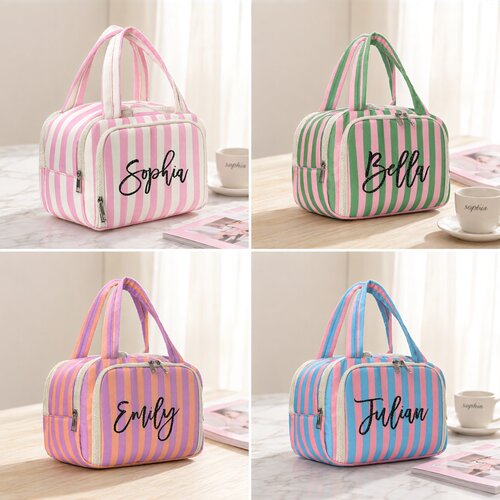 Bridesmaid Gift伴娘礼物定制名字洗漱化妆包Custom Toiletry Bag