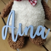 Babay Baby Name Custom Sign 定制宝宝姓名木质字牌 Wall Decor