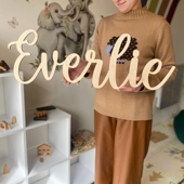 Wall Custom Decor 定制英文字母牌儿童房间装 饰牌Baby Name Sign