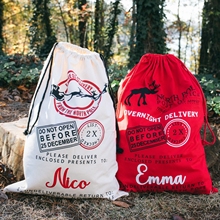 Santa Sack 定制圣诞节礼物袋大号圣诞老人袋 Christmas Gift Bag