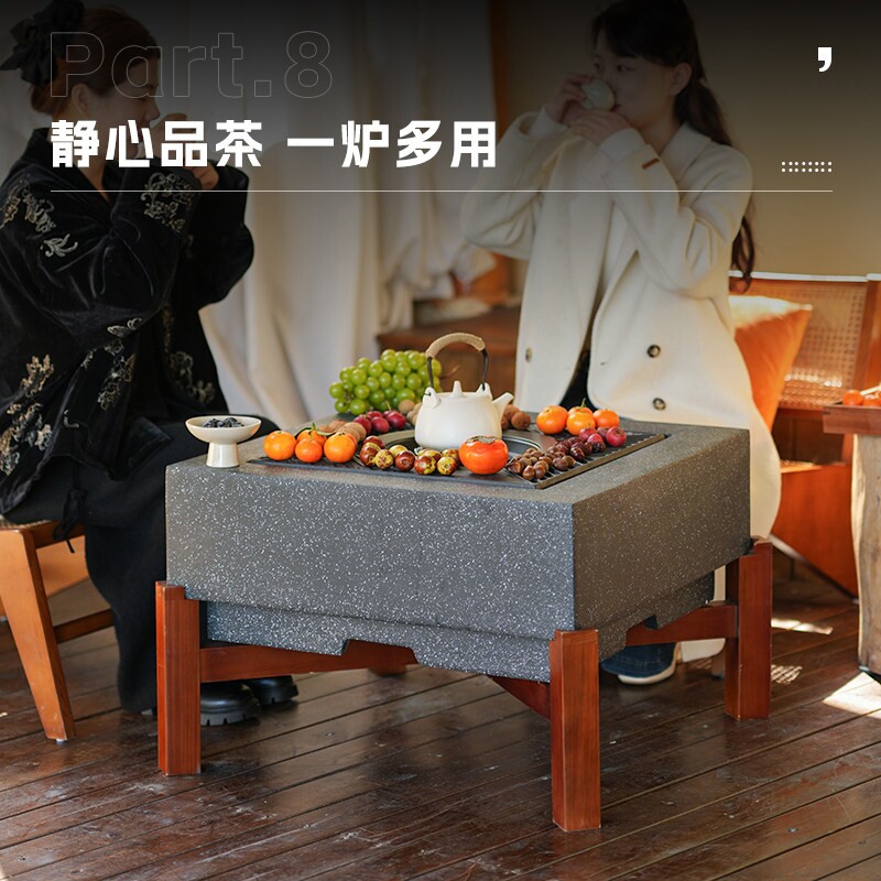 庭院烧烤桌子取暖炉碳火盆家用围