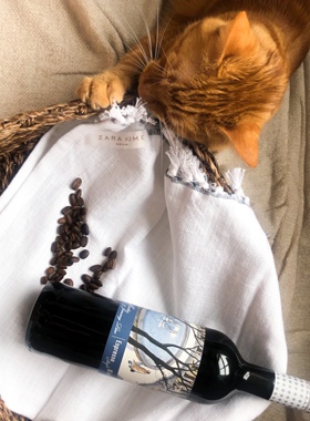 【咖啡遇见】甜红葡萄酒德国德国进口彼得美因甜红葡萄酒750ml8度