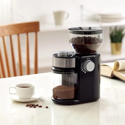 咖啡磨豆机电动家用研磨机咖啡豆手冲意式磨粉器全自动磨粉机小型