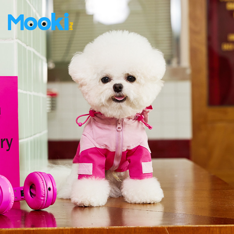 mookipet猫咪狗狗可牵引冲锋衣