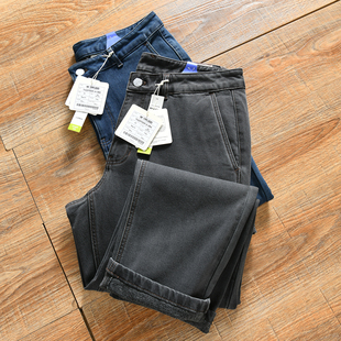 【韩国单~加绒保暖~弹力无拘束】秋冬男士时尚休闲百搭直筒牛仔裤