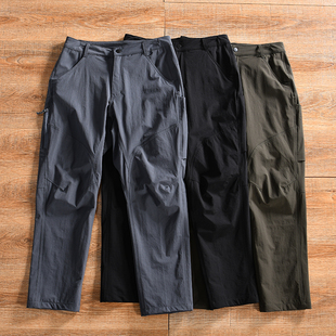 耐磨 四面弹 春季 工装 3D立裁 男户外休闲速干运动长裤 裤 苾备