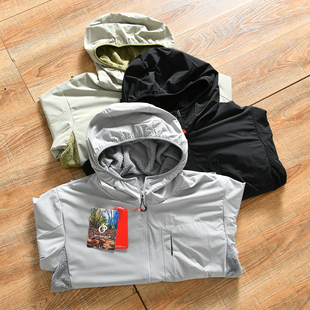 【轻量保暖~中间层-防风防泼水】秋冬季男士户外休闲连帽加绒外套