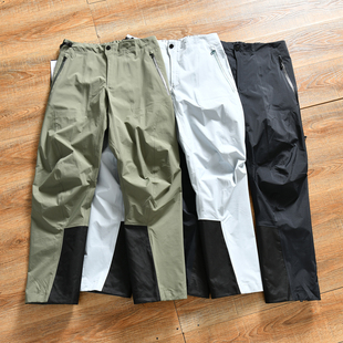 户外机能 男士 全身压胶工艺 秋冬季 防风防水硬壳冲锋裤 3D立裁