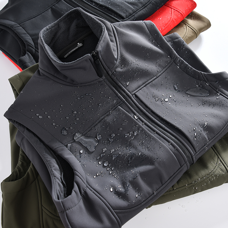加绒抗寒+防风防水马甲坎肩