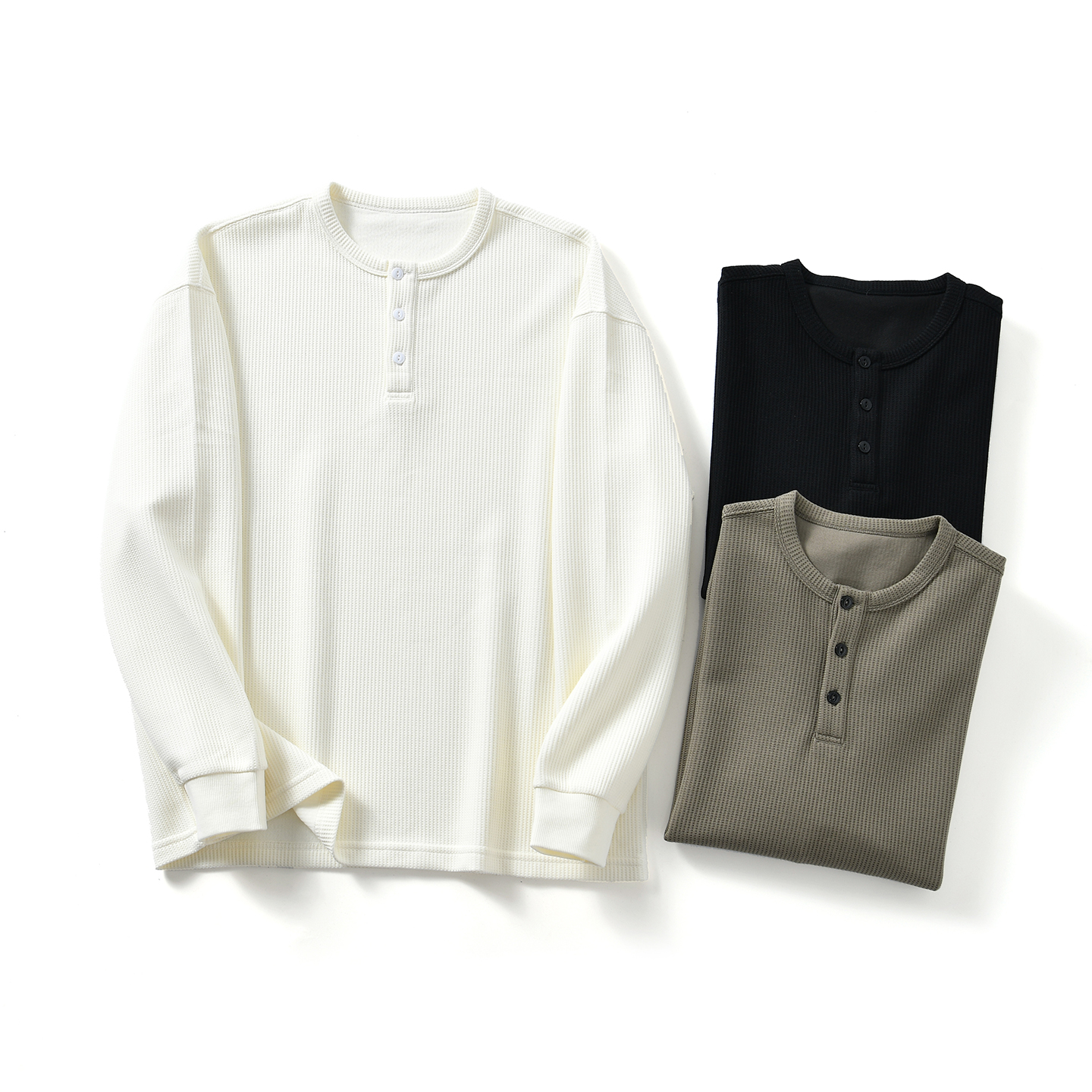 休闲百搭纯色长袖T恤打底衫