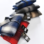 北美订单 格子长袖 磨毛工艺 有大码 外贸尾货 秋冬季 衬衫 衬衣男