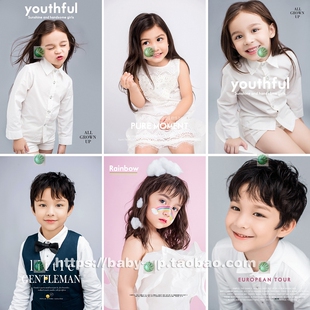 2025年展会高端儿童摄影店样片影楼大童主题摄影肖像样照放大片