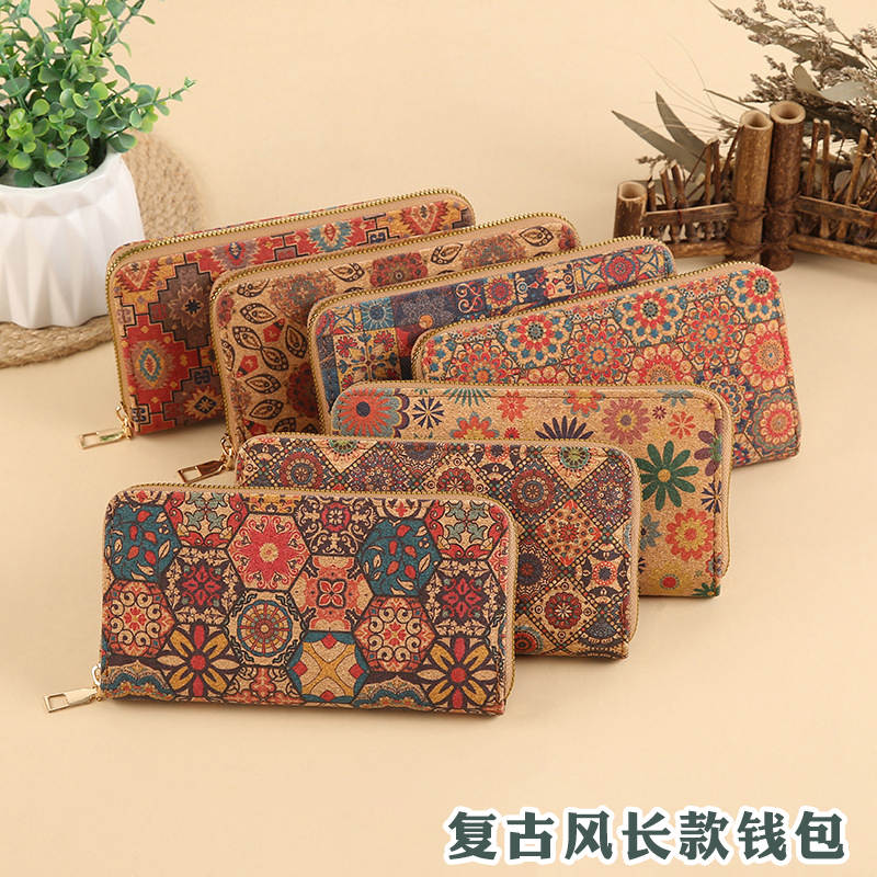 purse钱包女士长款真皮拉链钱夹时尚个性欧美手拿包轻薄高颜值