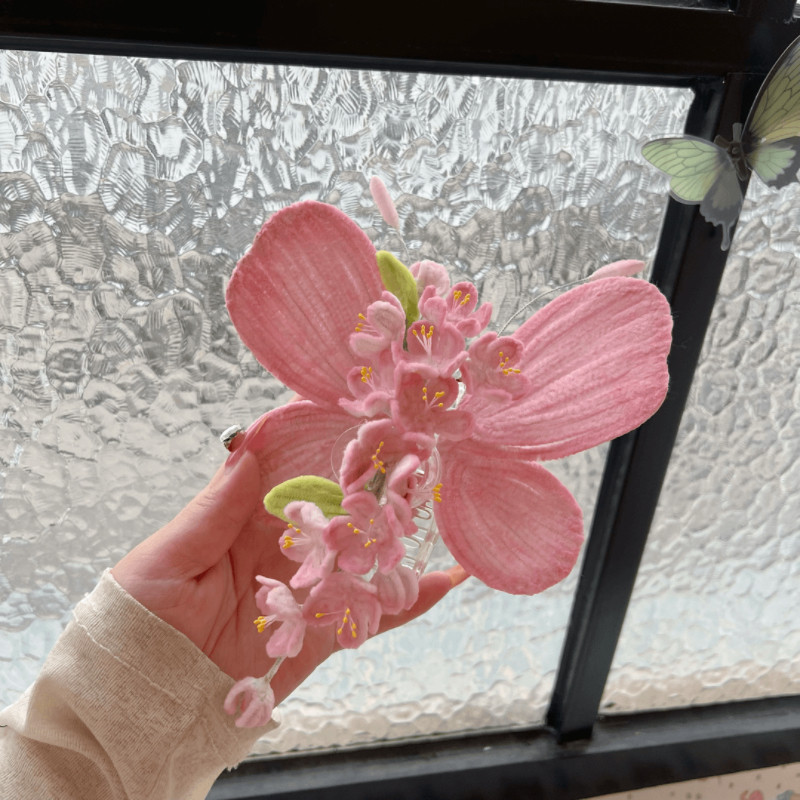 手工diy扭扭棒蝴蝶发夹鲨鱼抓夹材料包送女朋友闺蜜节日创意礼物