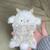 diy可爱治愈小羊安抚巾豆袋材料包毛绒挂件送情侣朋友创意礼物