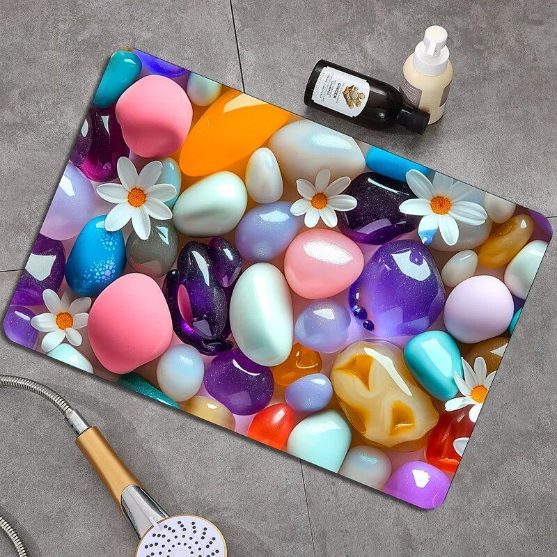 硅藻泥浴室吸水地垫厕所卫生间入户门垫家用门口防滑脚垫进门地毯,居家布艺,入户地垫,淘宝优惠券,粉丝福利购,淘宝优惠卷