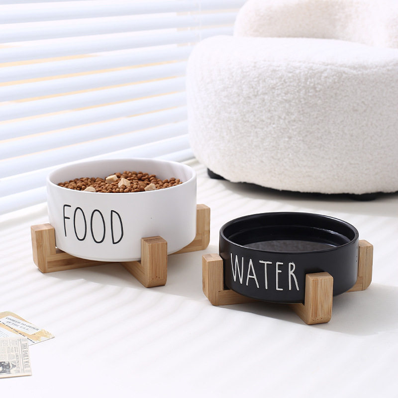 【锤纹纹理】简约风浮雕英文直口碗宠物碗陶瓷碗猫碗狗碗猫咪食盆,宠物/宠物食品及用品,猫狗碗/慢食碗,淘宝优惠券,粉丝福利购,淘宝优惠卷