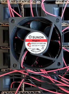 MF60251VX-1000C-A99台湾建准SUNON 12V 6cm厘米机箱机柜散热风扇