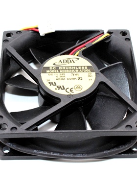 原装ADDA AD0824MB/UB-A72GL AD0824MB/HB/UB-A73GL 24V 8025风扇
