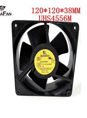 日本育良 HS4556L UHS4556M 220V 12038 全金属铁叶耐高温风扇