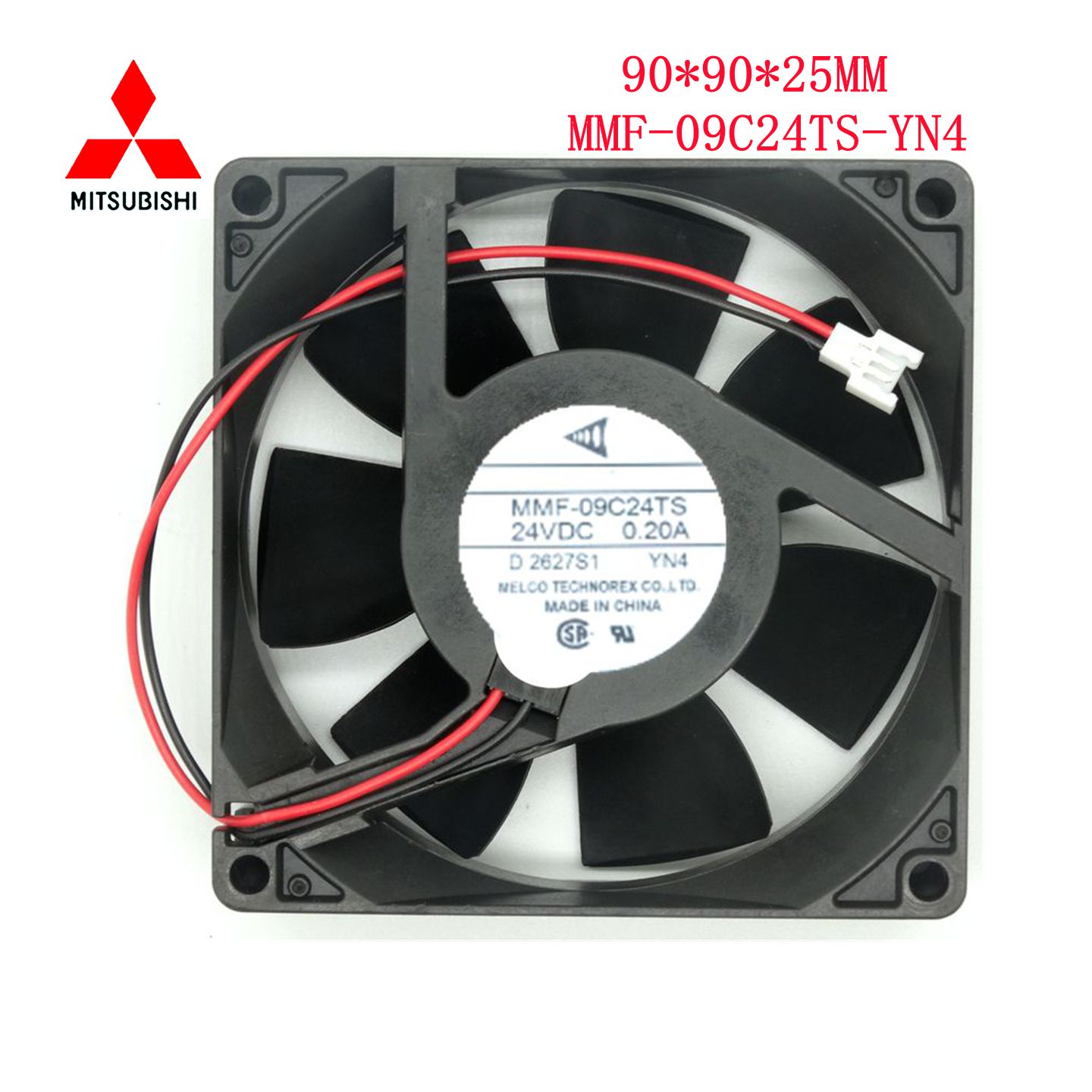 MMF-09C24TS-YN4 两线/三线 24VDC 0.20A 全新三菱变频器散热风扇