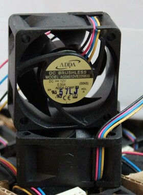 全新ADDA AG04012VB205B00 12V 0.30A 4010 PWM温控 CPU 散热风扇