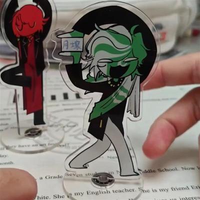 小红书同款ch国拟周边旋转立牌创意潮玩亚克力桌面摆件装饰礼物