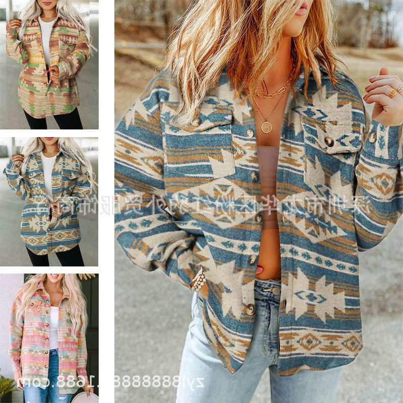 欧美爆款年亚马逊冬季新款女装时尚复古花纹长袖毛呢外套,个性定制/设计服务/DIY,连衣裙加工定制,淘宝优惠券,粉丝福利购,淘宝优惠卷