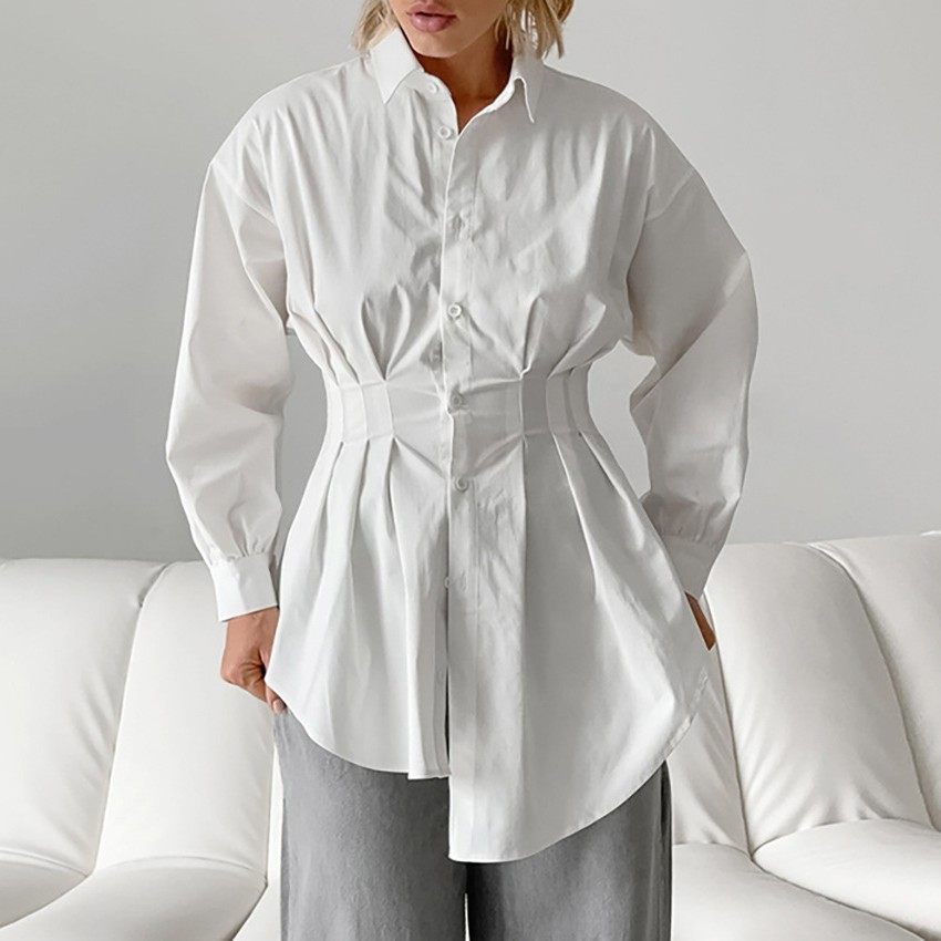 法式高级感气质收腰长袖衬衣女新款秋冬通勤长款衬衫跨境女装,个性定制/设计服务/DIY,连衣裙加工定制,淘宝优惠券,粉丝福利购,淘宝优惠卷