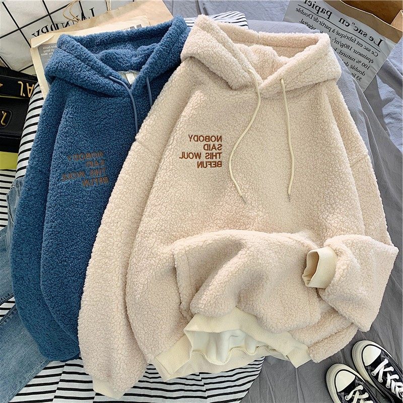 官方图连帽加绒羊羔绒布料毛茸茸卫衣女欧美学生秋冬保暖外套,个性定制/设计服务/DIY,连衣裙加工定制,淘宝优惠券,粉丝福利购,淘宝优惠卷