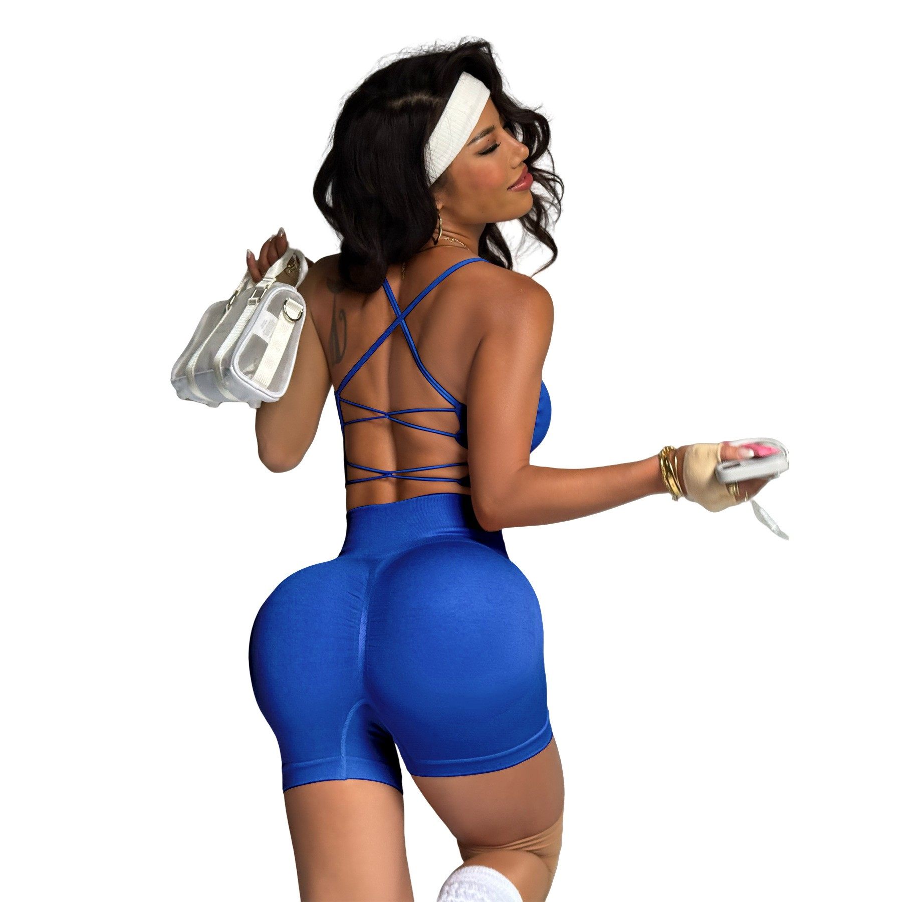 交叉美背瑜伽背心式套装细肩带运动文胸高腰收腹紧身臀健身裤,个性定制/设计服务/DIY,连衣裙加工定制,淘宝优惠券,粉丝福利购,淘宝优惠卷