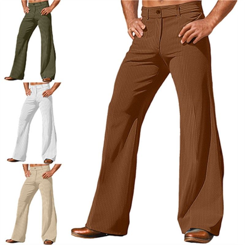 男士喇叭户外灯芯绒阔腿大码时尚纯色休闲裤,个性定制/设计服务/DIY,连衣裙加工定制,淘宝优惠券,粉丝福利购,淘宝优惠卷