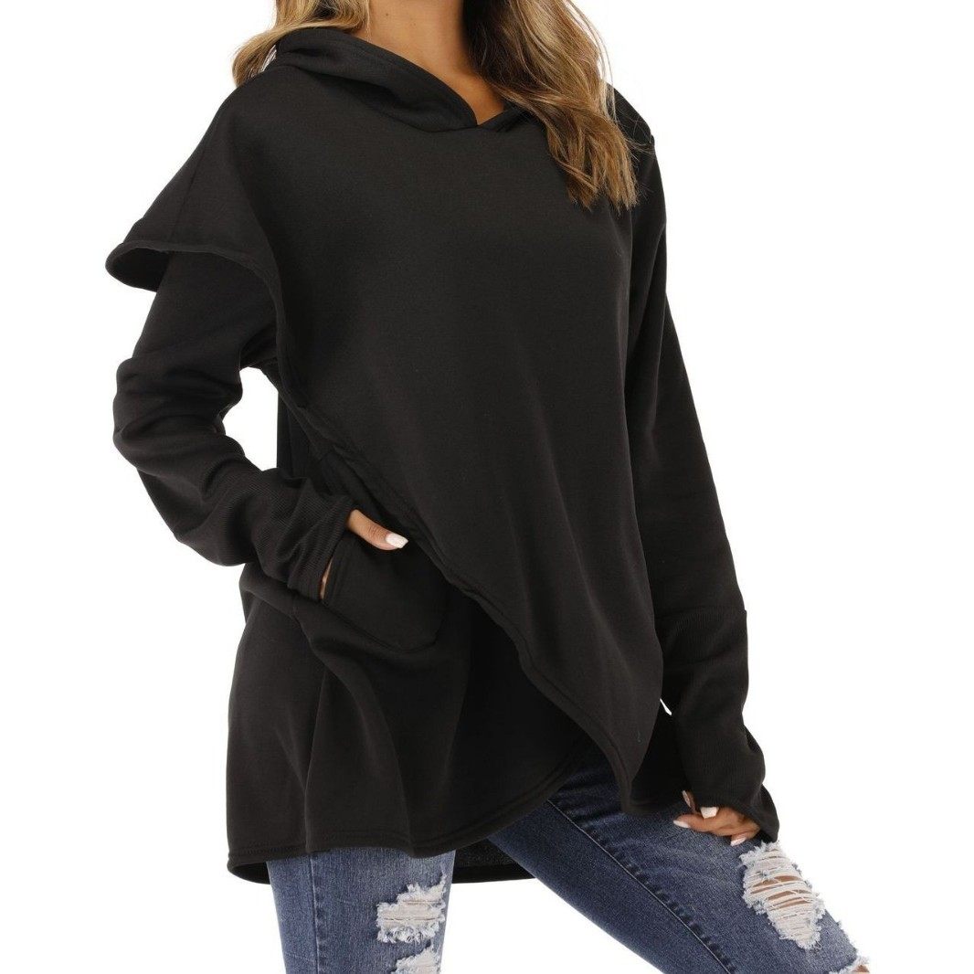 新款女装亚马逊速卖通新款欧美女式连帽衫中长款长袖卫衣,个性定制/设计服务/DIY,连衣裙加工定制,淘宝优惠券,粉丝福利购,淘宝优惠卷