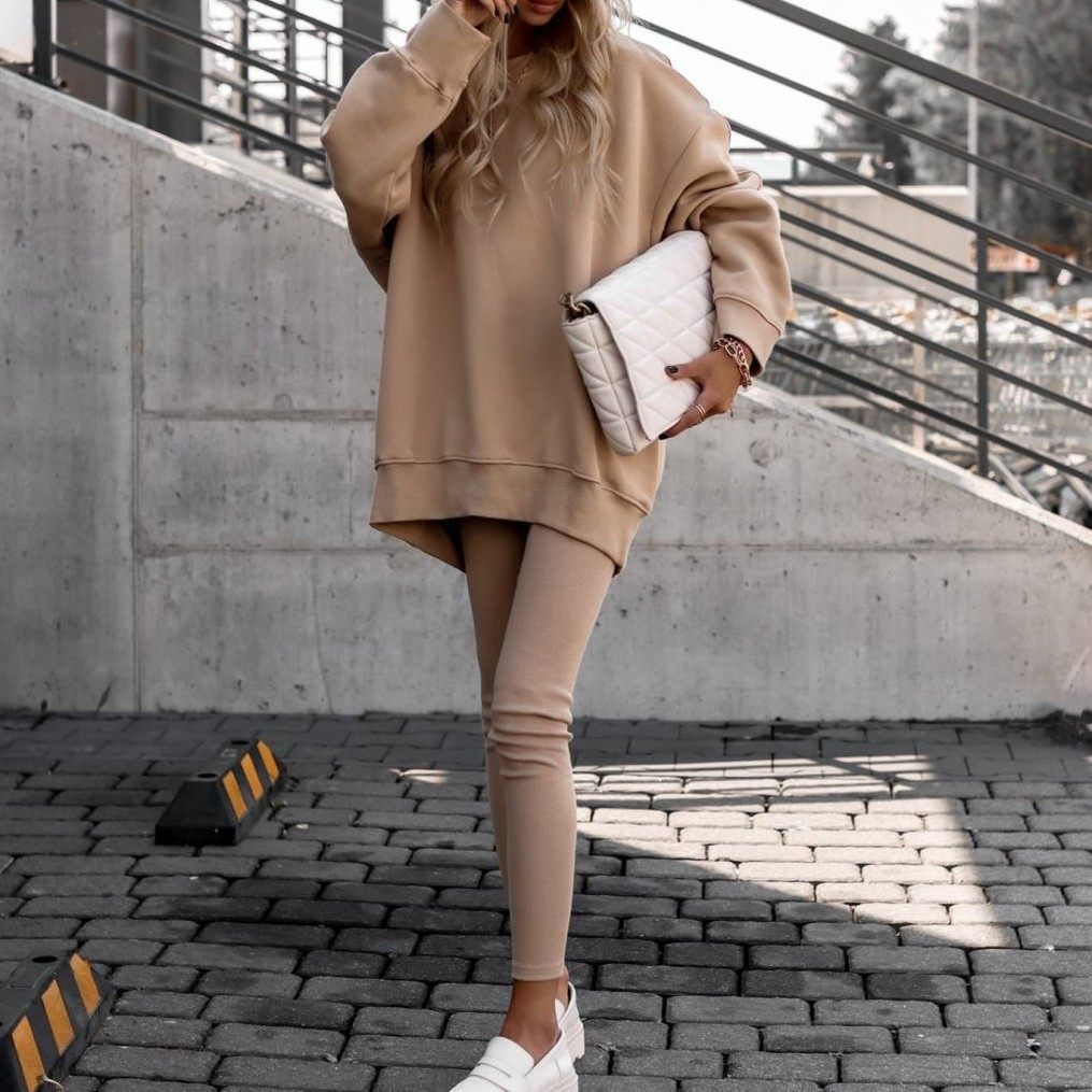 亚马逊欧美女装宽松圆领运动时尚长袖卫衣春季穿搭女裝一整套,个性定制/设计服务/DIY,连衣裙加工定制,淘宝优惠券,粉丝福利购,淘宝优惠卷