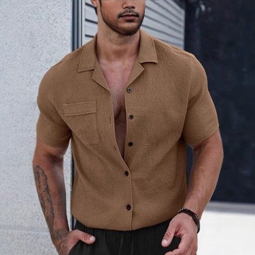 跨境男装短袖恤宽松汗衫纯色短袖衬衫男沙滩大码男短袖衬衫,个性定制/设计服务/DIY,连衣裙加工定制,淘宝优惠券,粉丝福利购,淘宝优惠卷