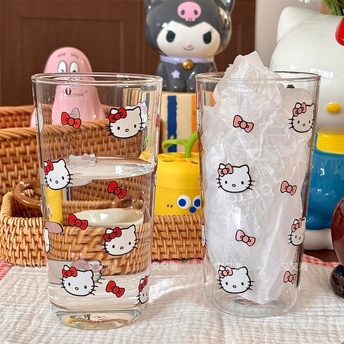 可爱卡通hellokitty牛奶杯
