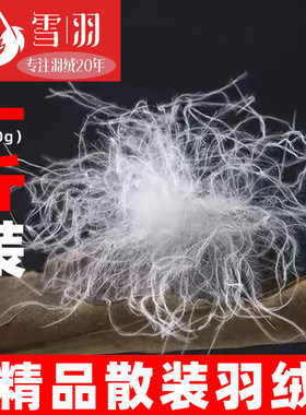 一斤装散装羽绒90白鸭绒95鹅绒羽绒服羽绒被填充物羽绒毛原料鹅毛