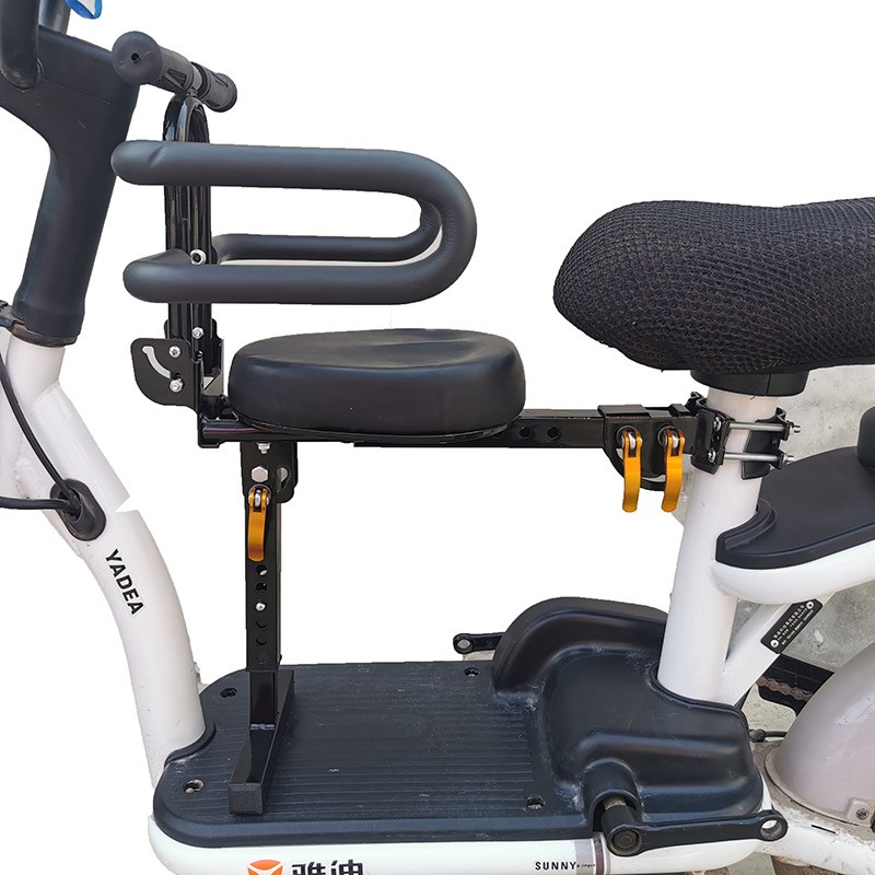 电动车专用儿童座椅前置折叠