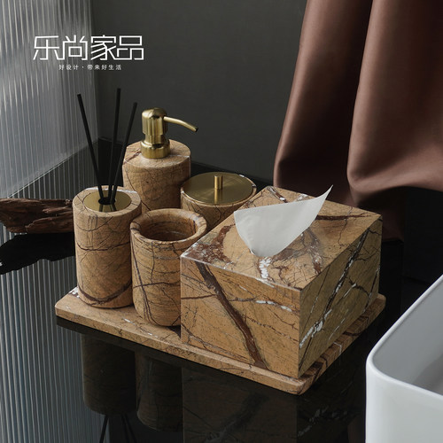 DecoTalk轻奢个性大理石卫浴套装