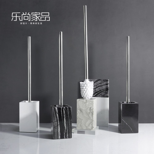 天然大理石卫生间厕所马桶刷底座