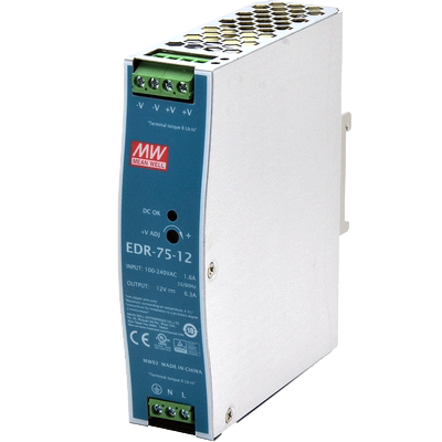明纬EDR-75-12V开关电源直流