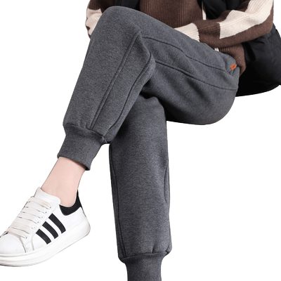 加绒加厚休闲风冬季外穿运动裤
