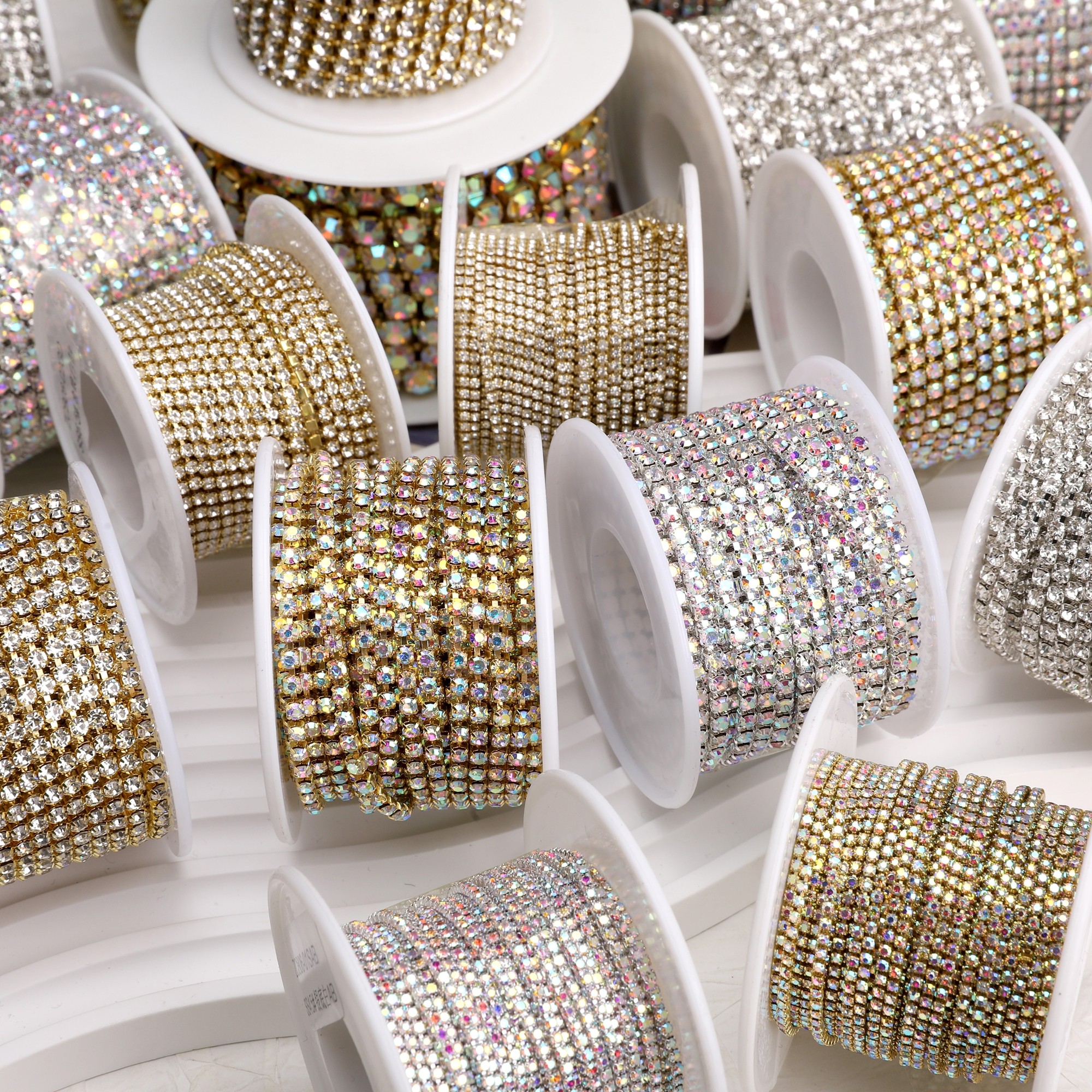 1.5-6mm密集铜爪链四爪玻璃钻彩色钻链DIY手机壳贴钻美甲链条配件,饰品/流行首饰/时尚饰品新,其他DIY饰品配件,淘宝优惠券,粉丝福利购,淘宝优惠卷