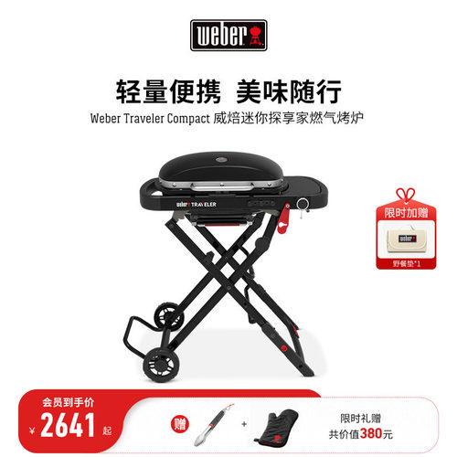 威焙燃气烧烤炉子户外便携式烤肉