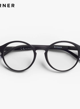 BARNER 防蓝光眼镜TR90眼镜框架女椭圆网红素颜近视眼睛平光镜